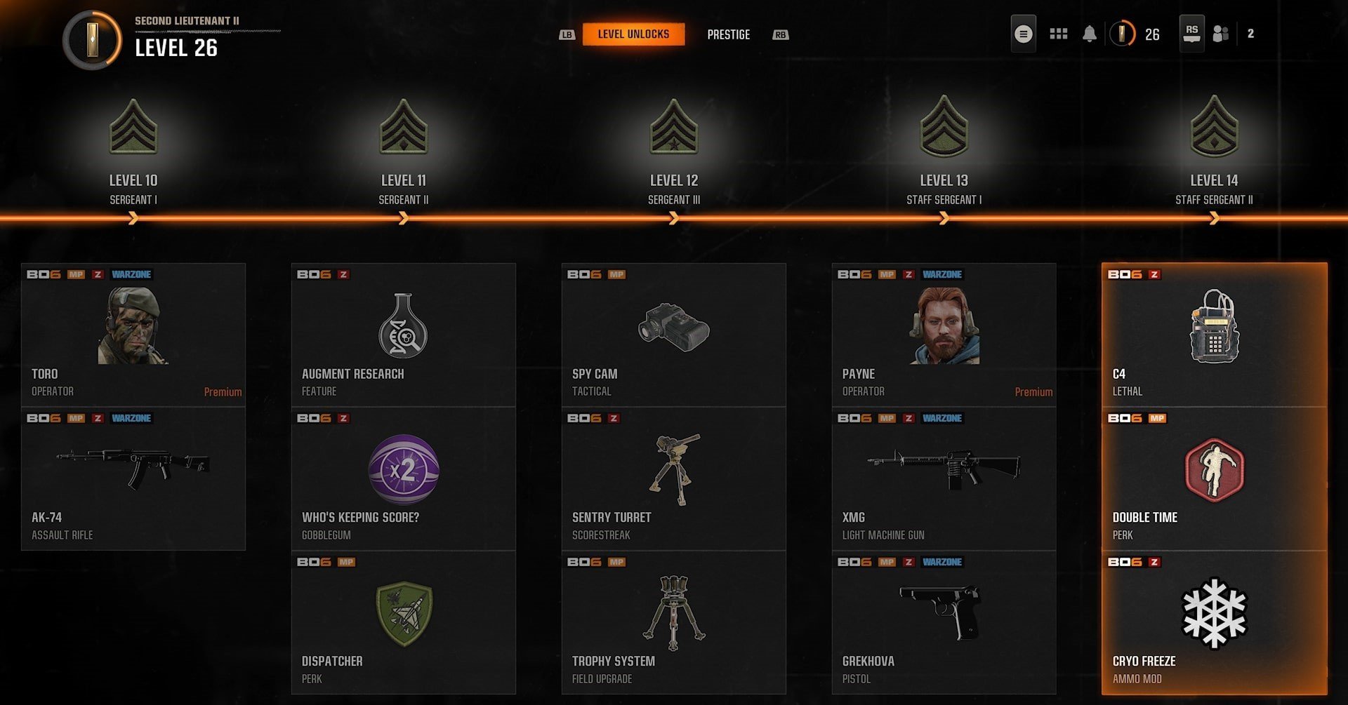 Black Ops 6 level boost