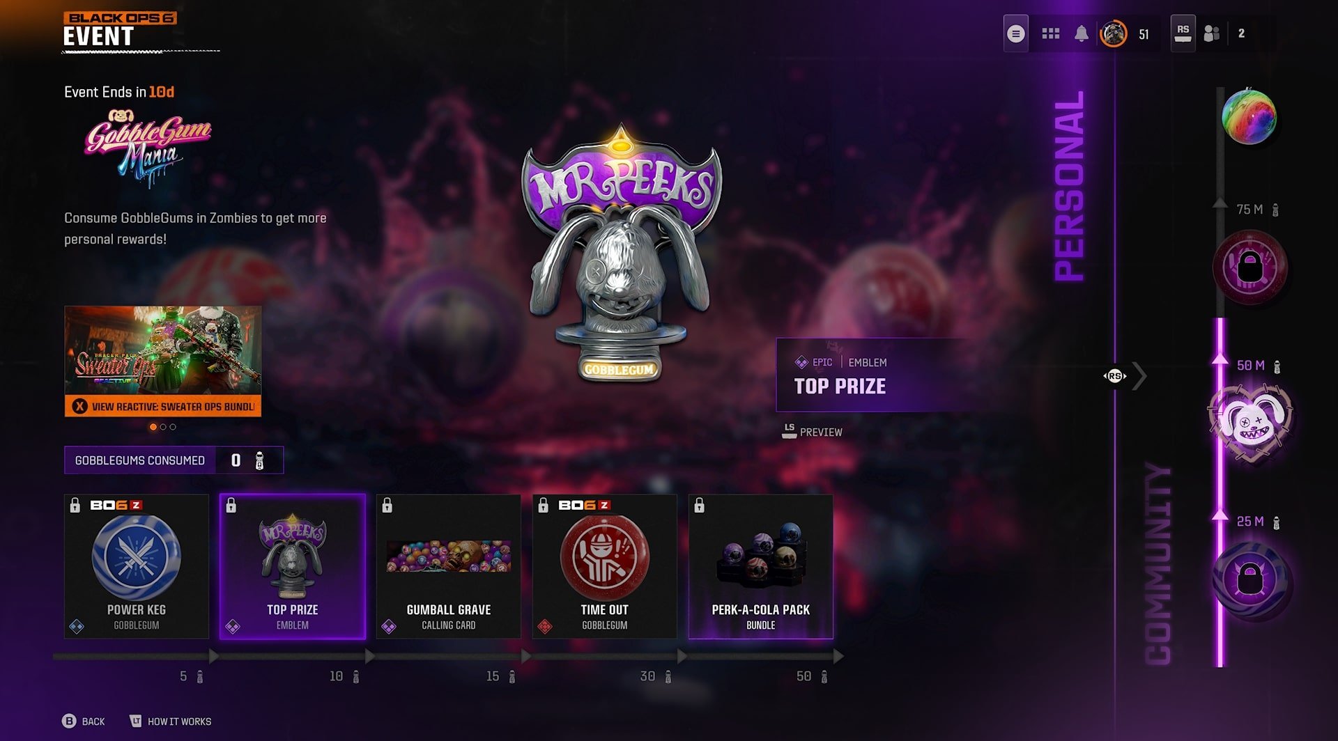 Black Ops 6 Gooblegum Mania event boost