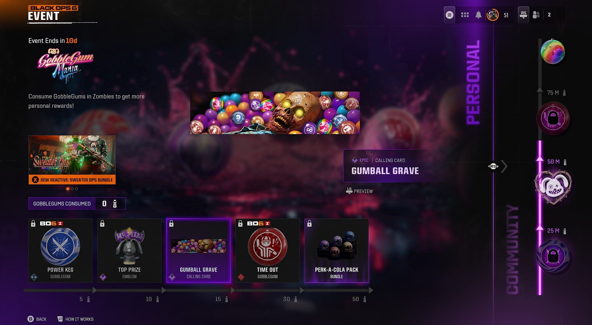 Black Ops 6 Gooblegum Mania event boost