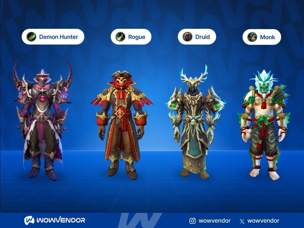 Liberation of Undermine Mythic difficulty leather sets
