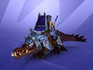 Plunderlord's Midnight Crocolisk - new plunderstorm mount