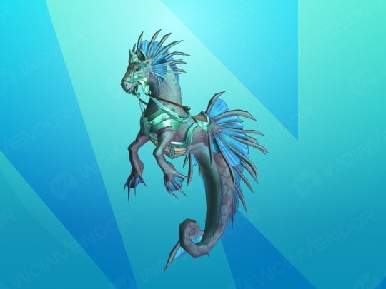 Silver Tidestallion - aquatic plunderstorm mount