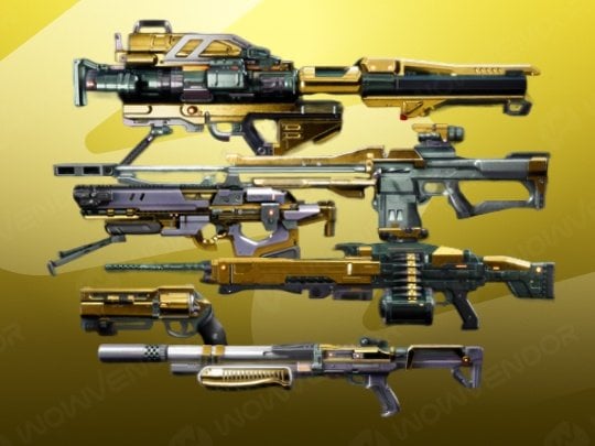 Vault of Glass weapons