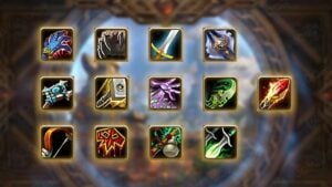 13 WoW classes' icons