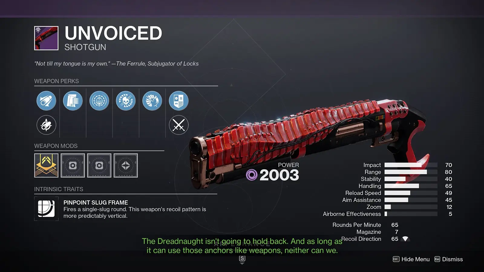 Destiny 2 Sundered Doctrine loot