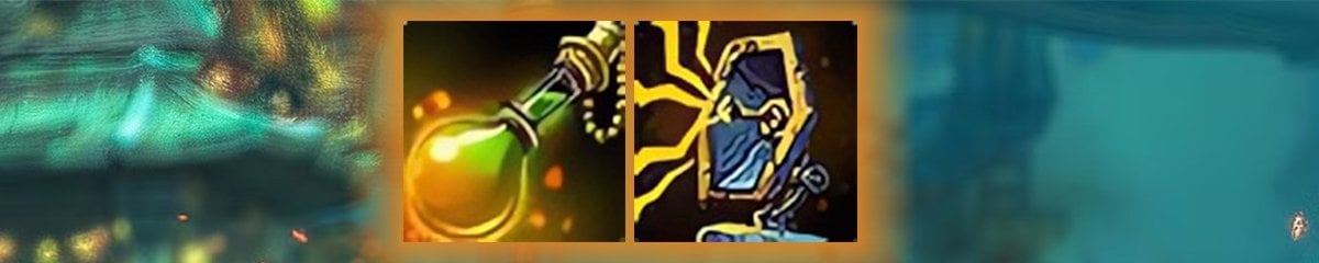Prototype Auto-Advertiser icon on right side with Experimental Goblin-FUEL Supplement icon on the left side