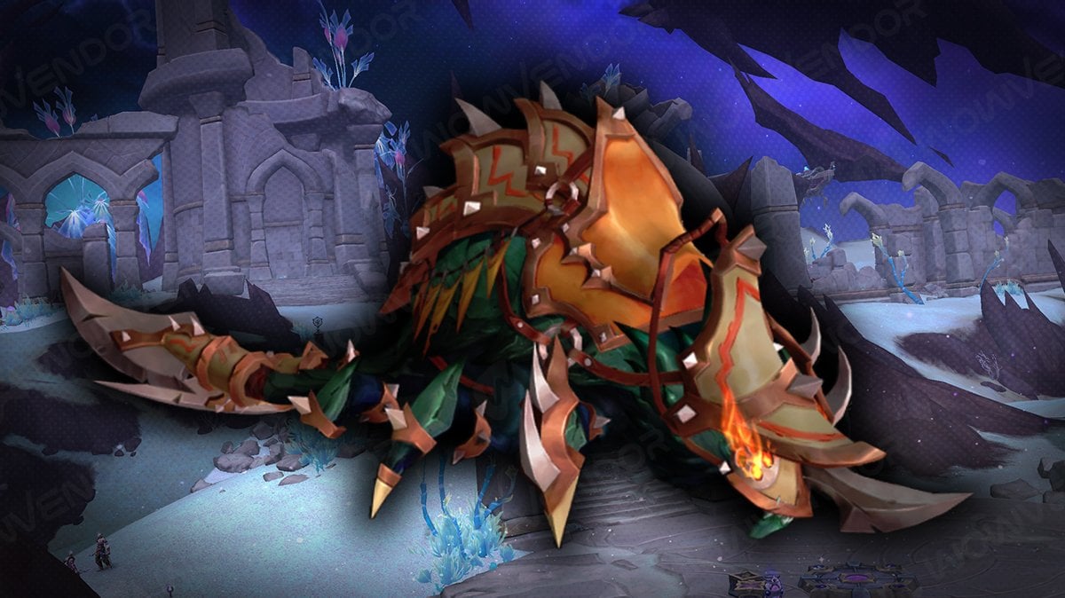The War Within Season 3 Vicious Void Creeper Horde variant mount model.