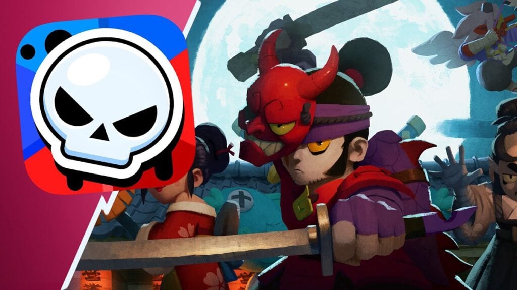 Katana Kingdom key art with Brawl Stars logo