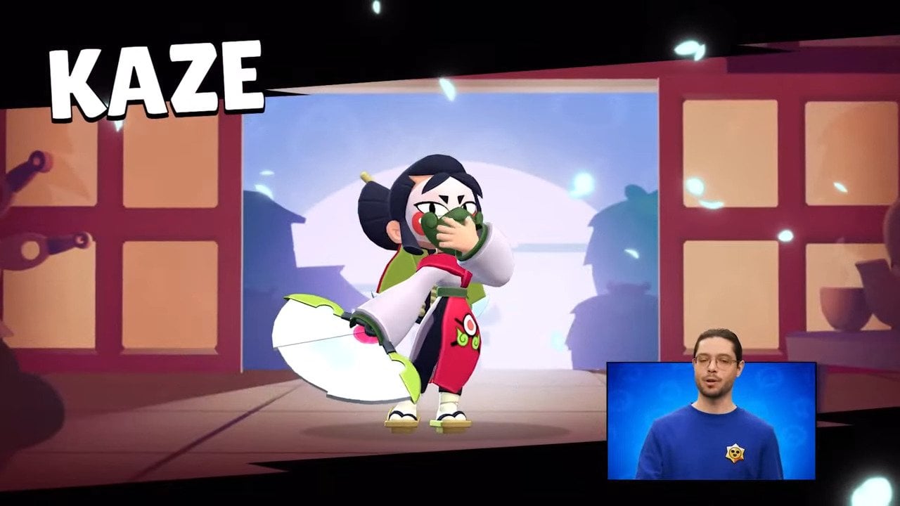 Kaze new brawler in Brawl Stars during April Brawl Talk