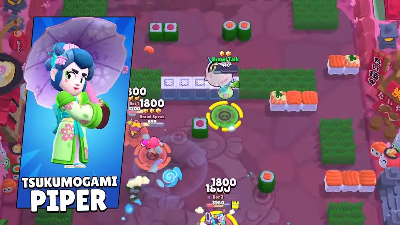 Tsukumogami Piper skin, showcased in April Brawl Talk