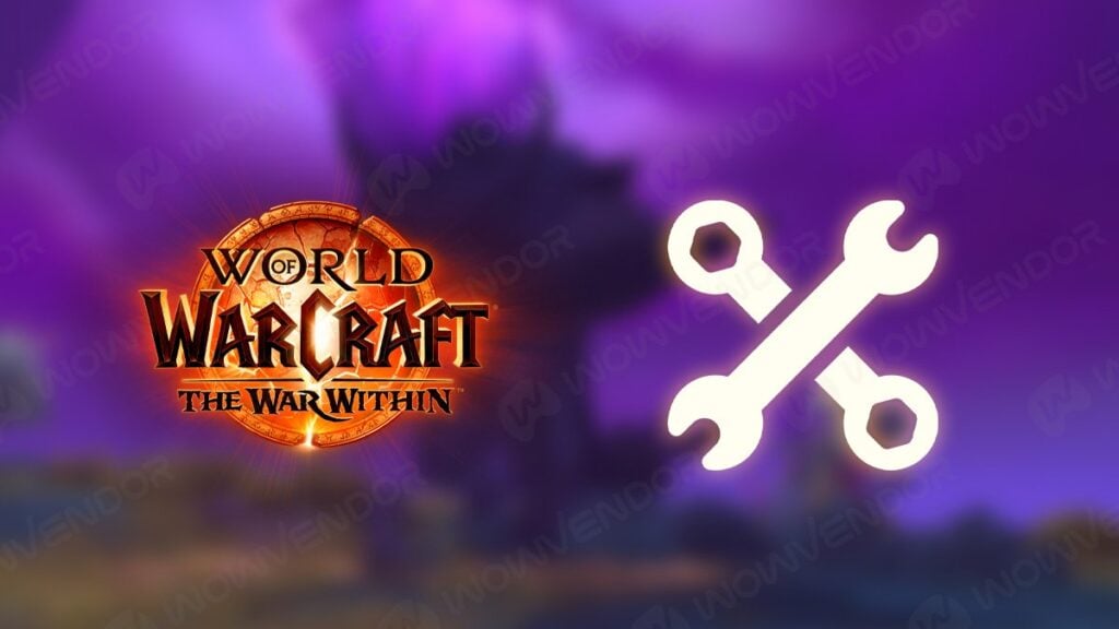 The War Within logo is on the left, on the right are some wrenches.