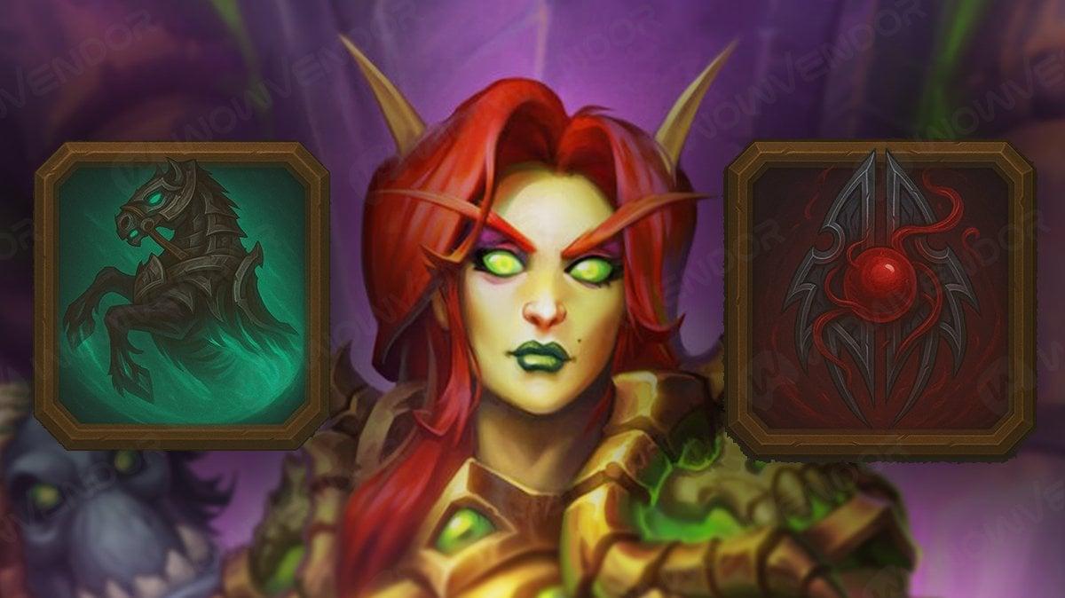 Ghoul Queen Scarlet with San'layn and Riders of the Apocalypse WoW icons