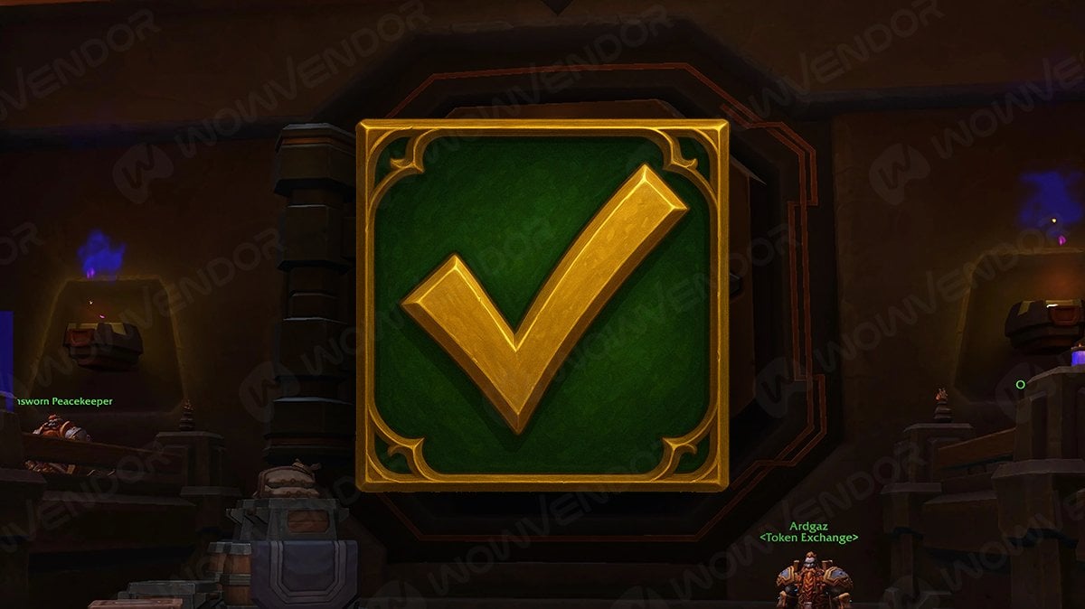 Great Vault with Check Mark icon on top of it