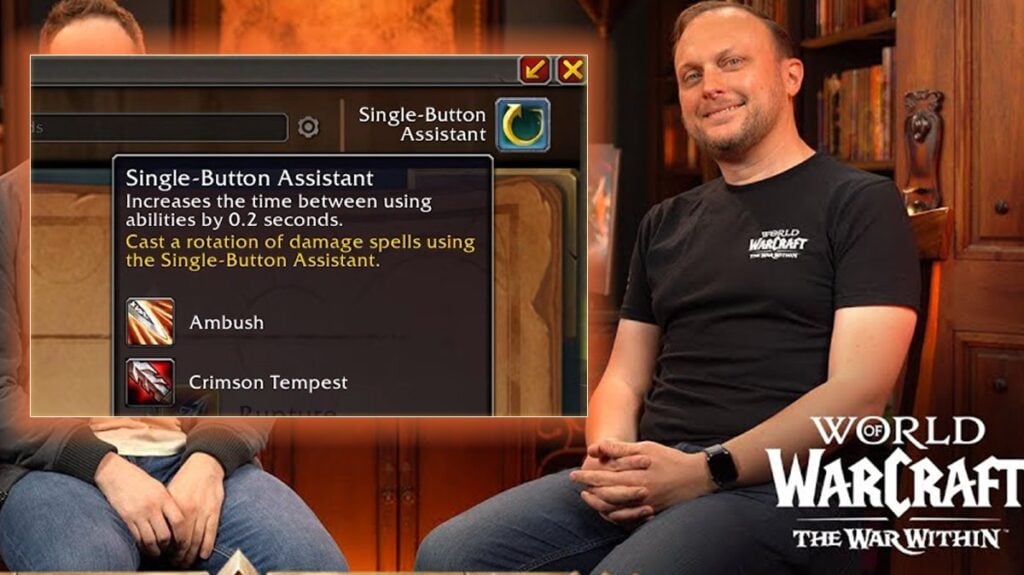 Ion Hazzikostas with Rotation Assistant UI from recent Wowcast