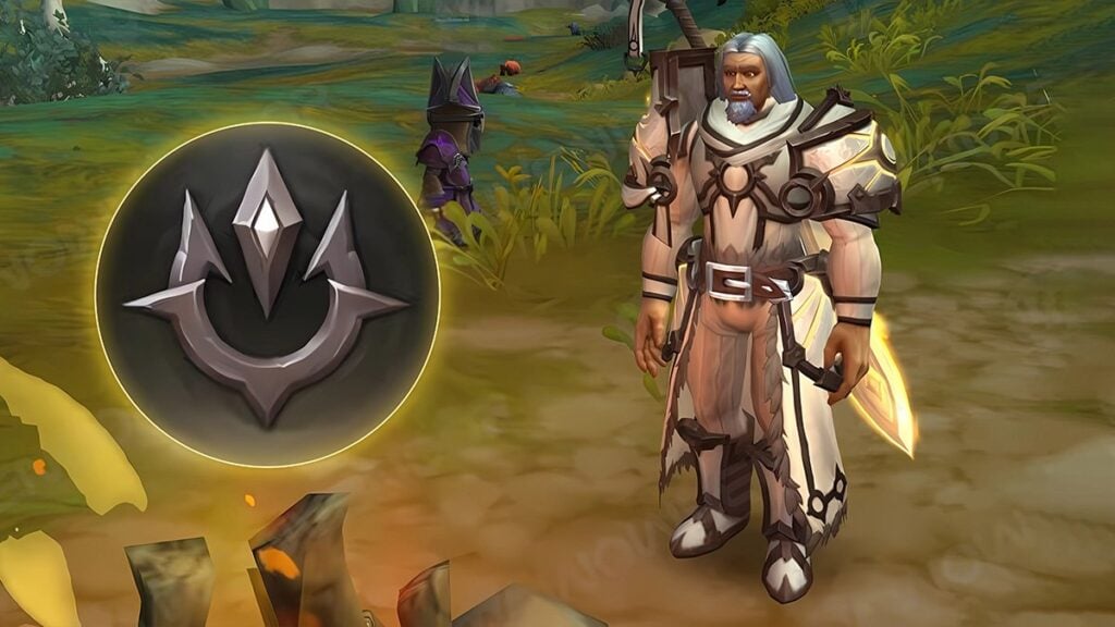 Lars Bronsmaelt with the Flame's Radiance logo in WoW.