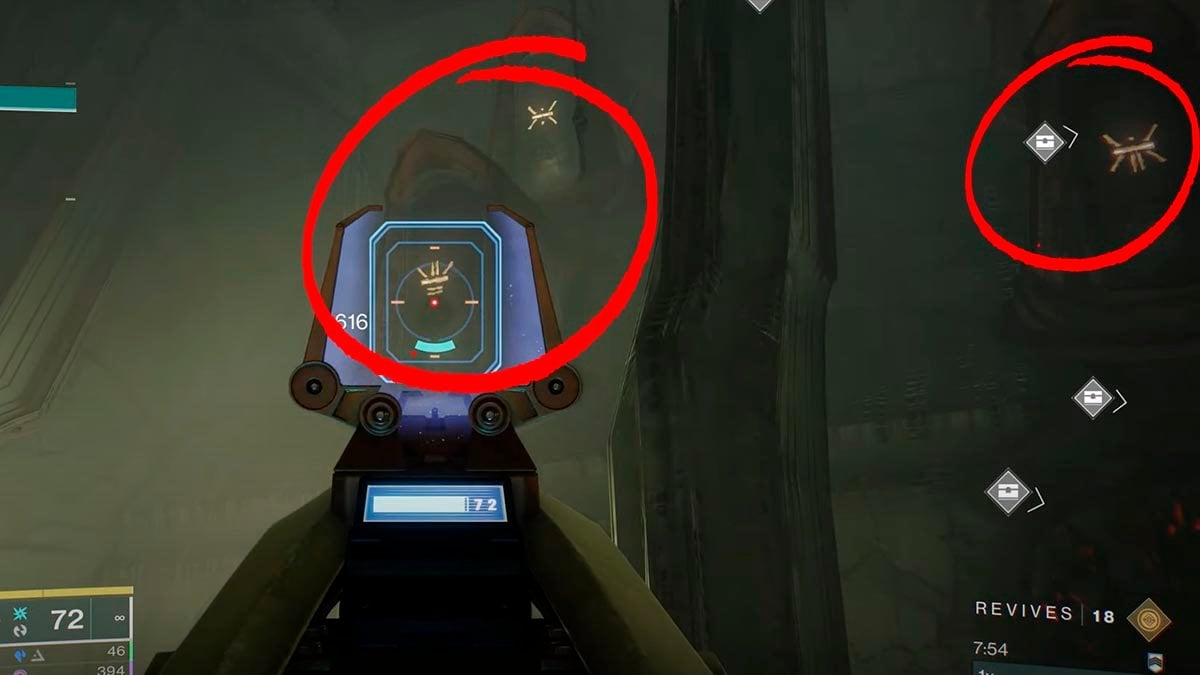 Destiny 2 quest for Target-Lock Catalyst for Barrow-Dyad. Hive runes on the walls