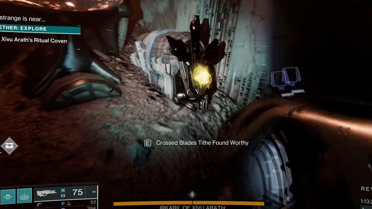Destiny 2 Open portal for Target-Lock Catalyst for Barrow-Dyad.