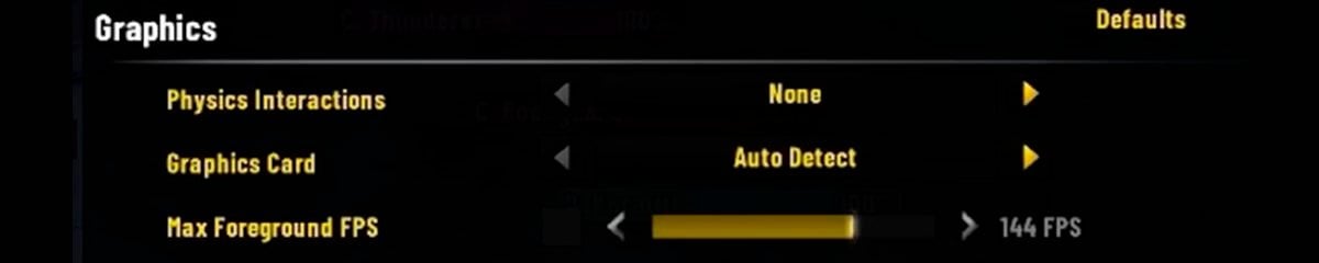 wow graphics with auto detect graphics card and max fps
