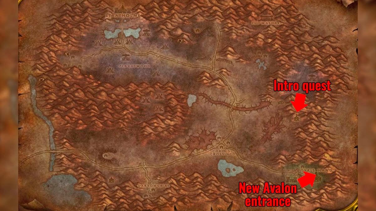 WoW SoD 8 New Avalon entrance and starting quest