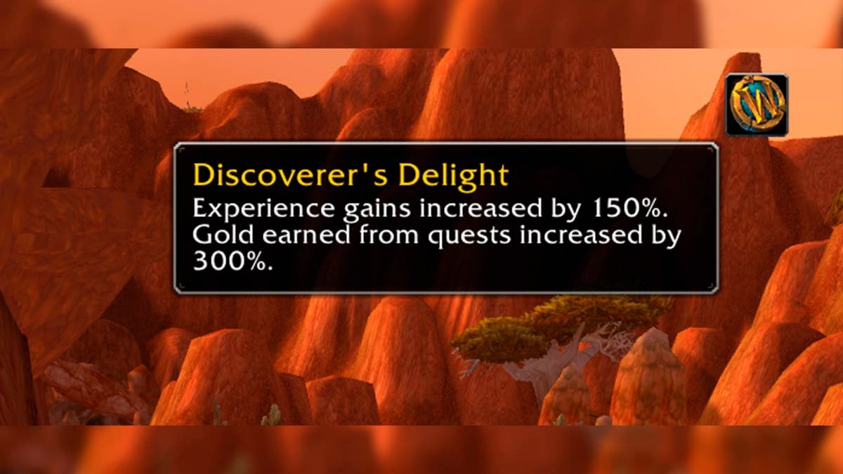WoW SoD 8 xp buff discoverer's delight