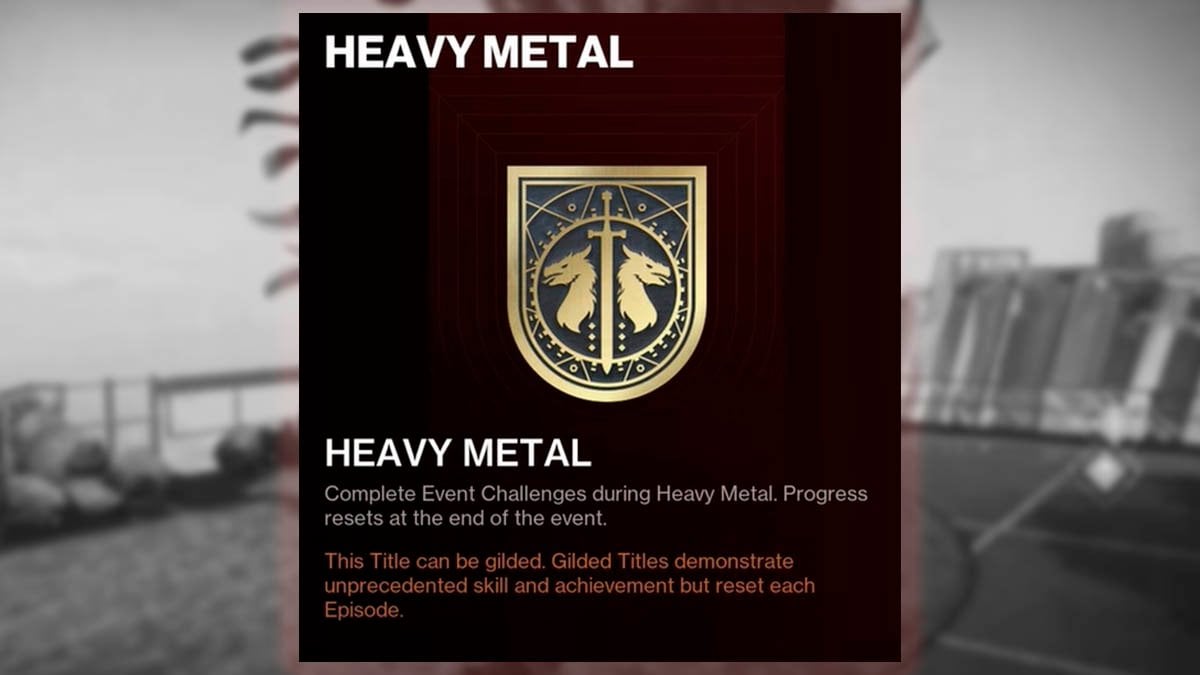 Heavy Metal Seal in Destiny 2
