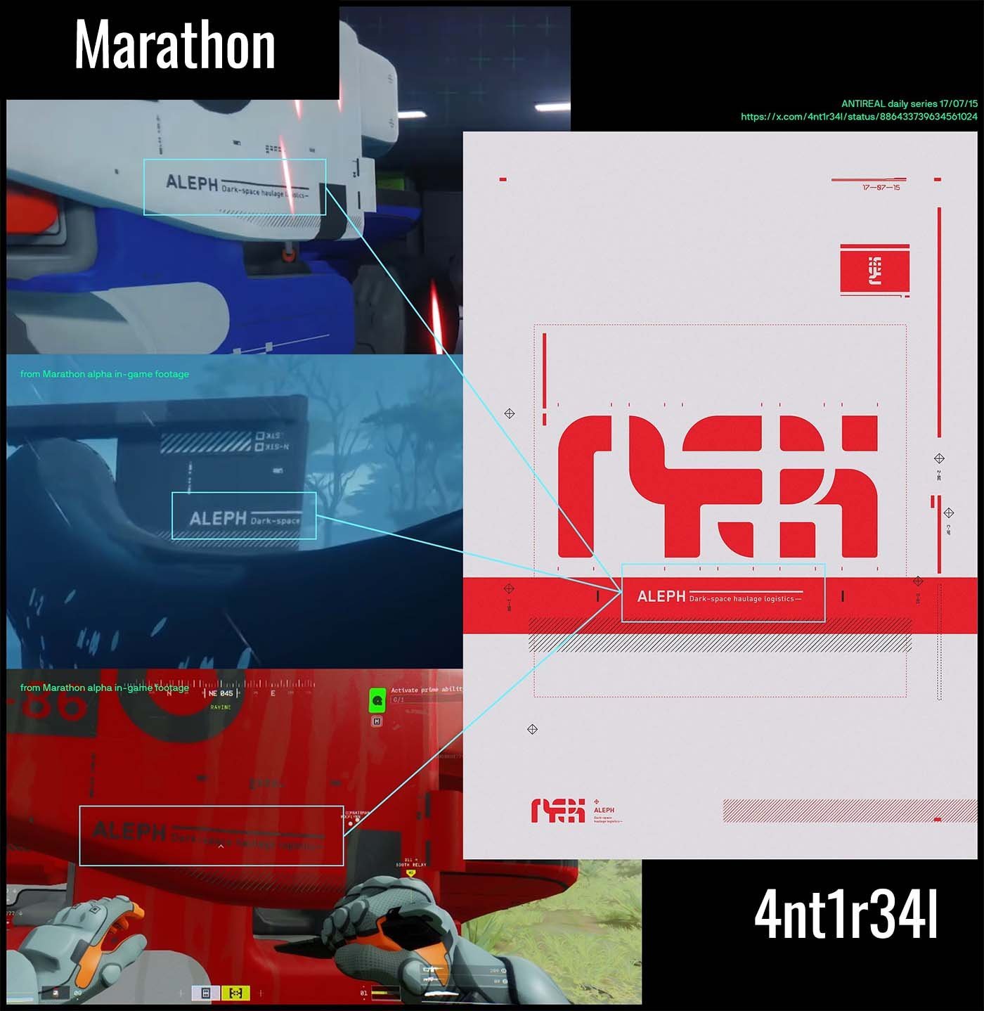 Marathon plagiarism from 4nt1r34l artist.