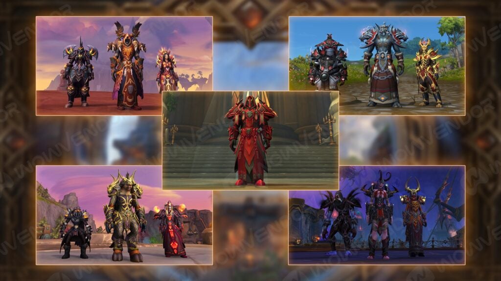 13 new recolors for each class's tier 2 sets in Patch 11.1.7 WoW The War Within.