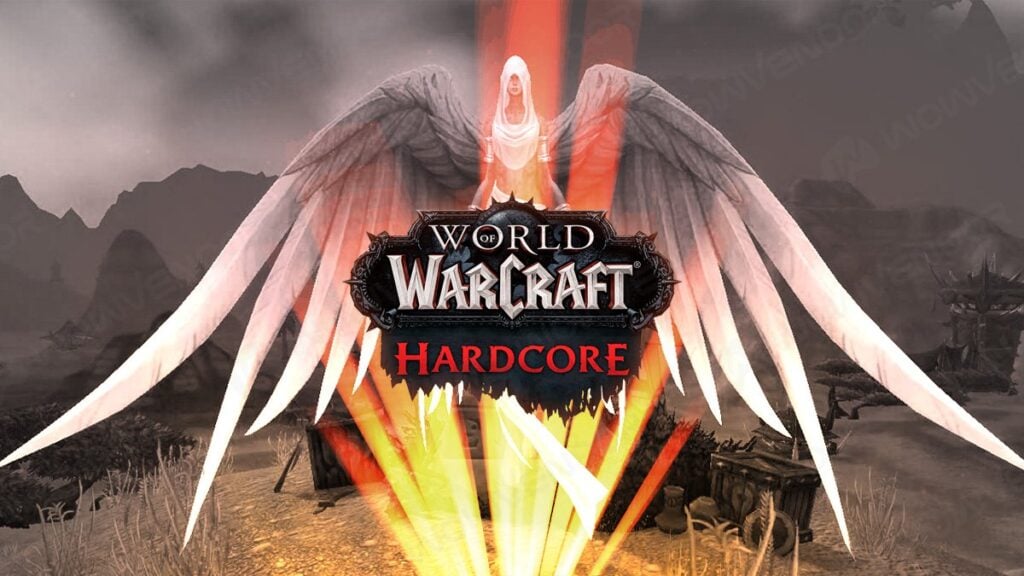 WoW Spirit Healer in Classic Hardcore.