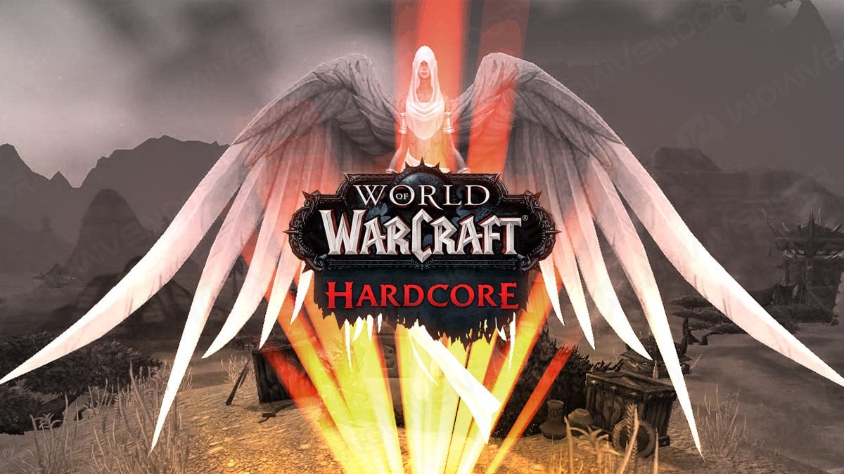 WoW Spirit Healer in Classic Hardcore.