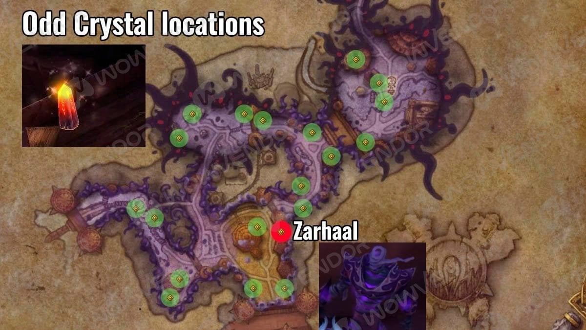 Odd Crystal location in Orgrimmar Horrific Visions.