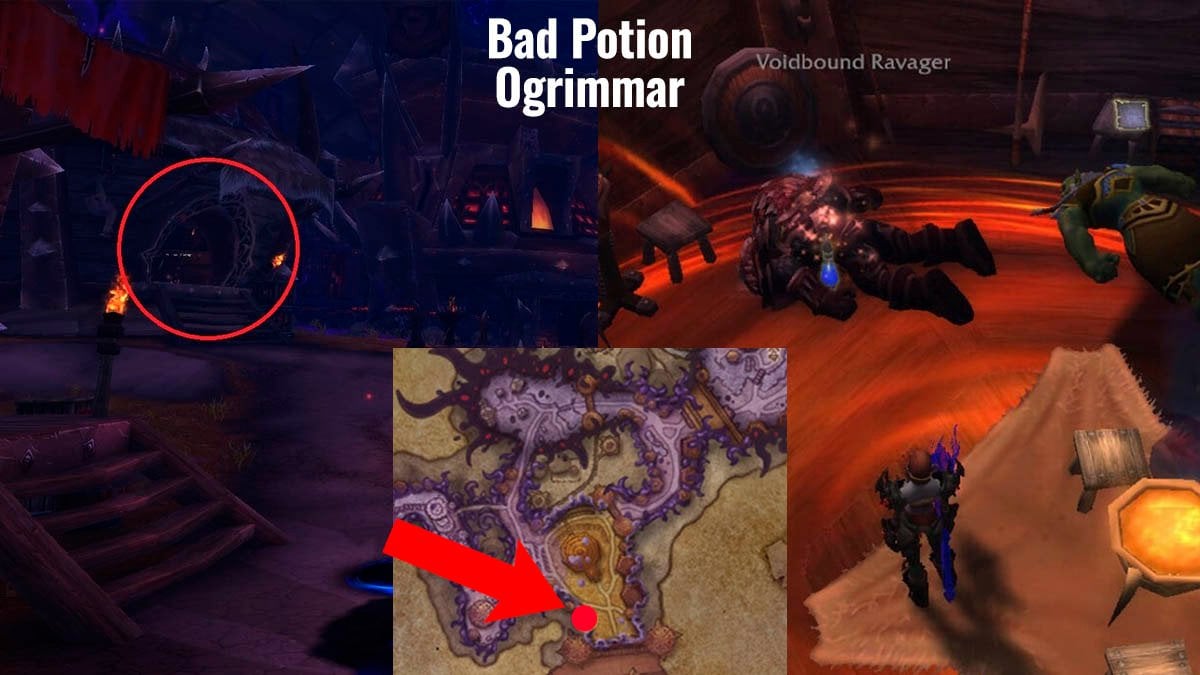 Bad Potion location Ogrimmar Horrific Visions