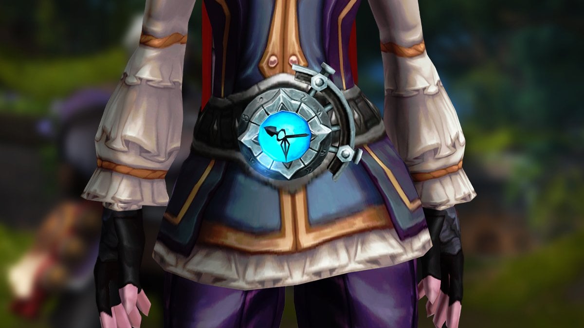 An in-game model of Durable Information Securing Container belt item, from patch 11.1.7.