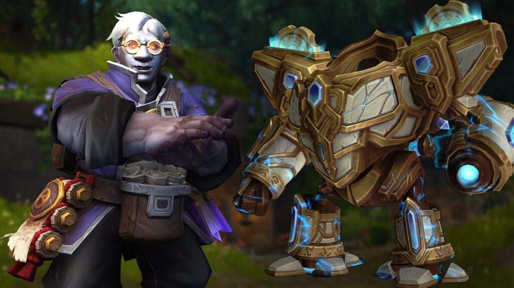 Dagran Thaurissan on the left, and OC91 Chariot mount model on the right.