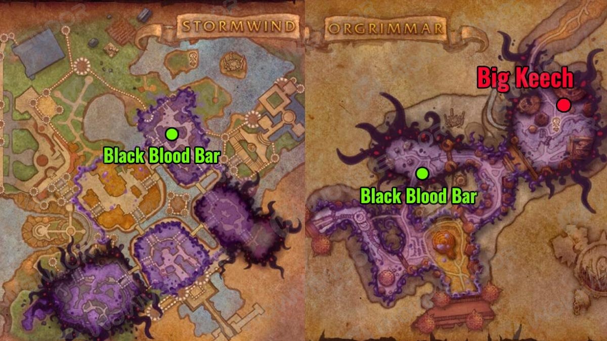 Big Keech location in Orgrimmar Horrific Visions, that will help you to craft Void-Crystal Panther mount.