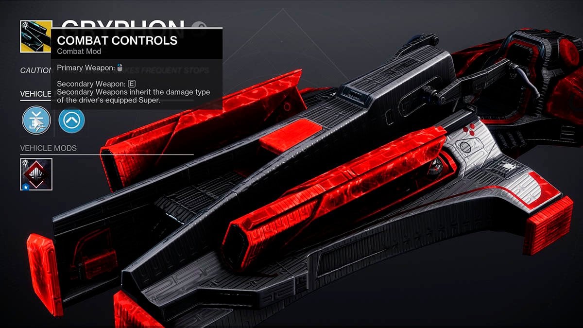 Destiny 2 Griffin combat sparrow in game