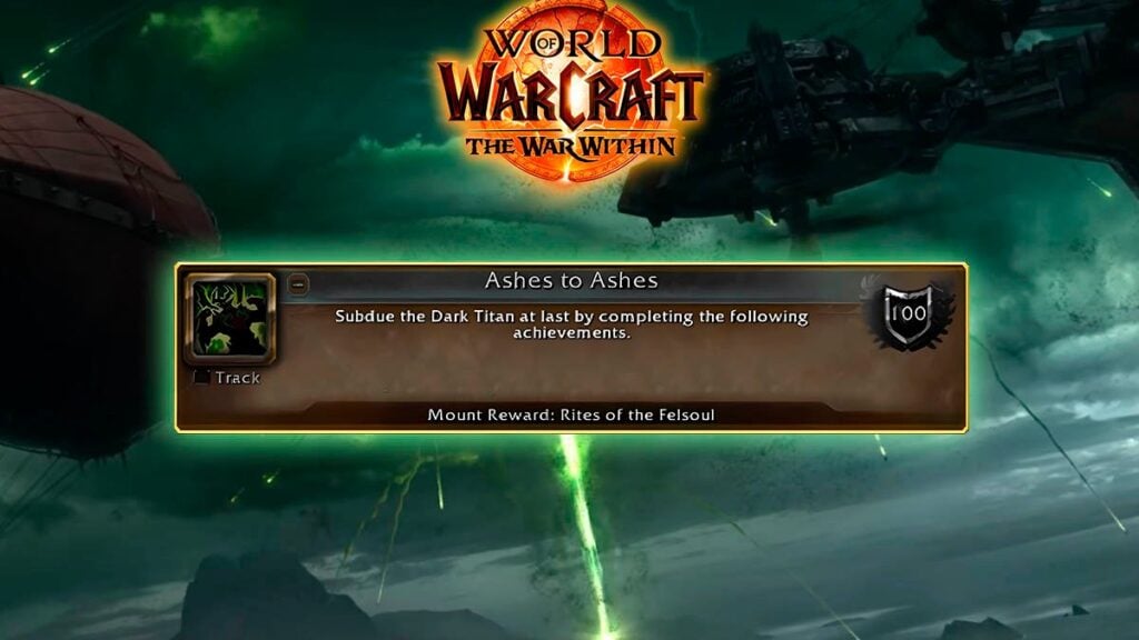 WoW The War Within 11.1.7 patch Ashes to Ashes Legion meta-achevment