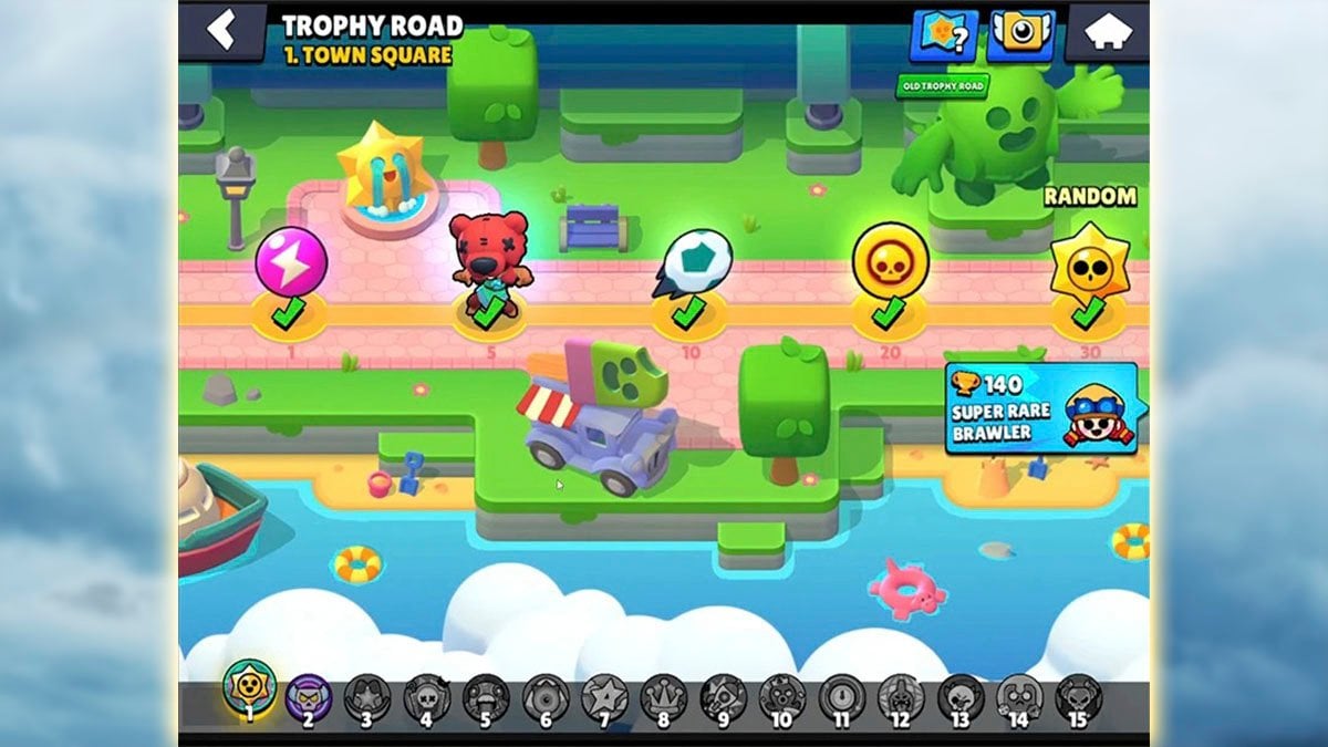 The new Trophy Road in Brawl Stars coming this June 2025.