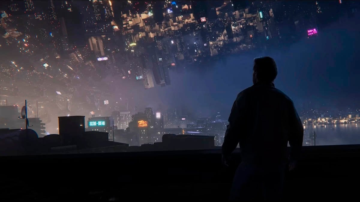 Call of Duty Black Ops trailer: David Mason and the city upside-down.