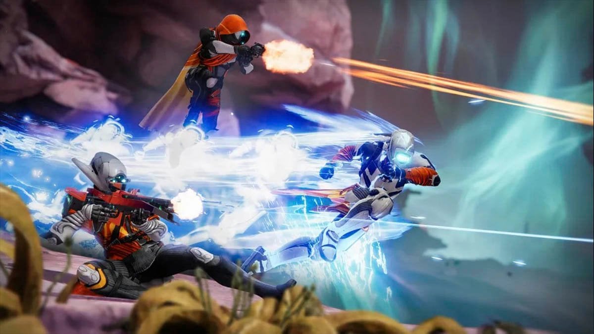 Edge of Fate new features in Destiny 2 with charging guardians.