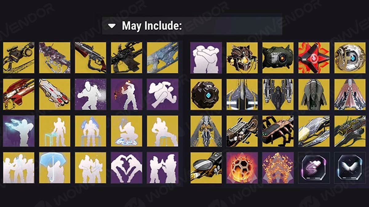 Nonary Engrams rewards in Rite of the Nine Destiny 2.