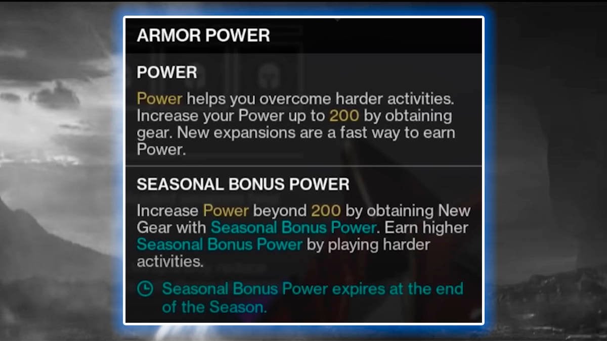 New Power Level system in Destiny 2 Edge of Fate.