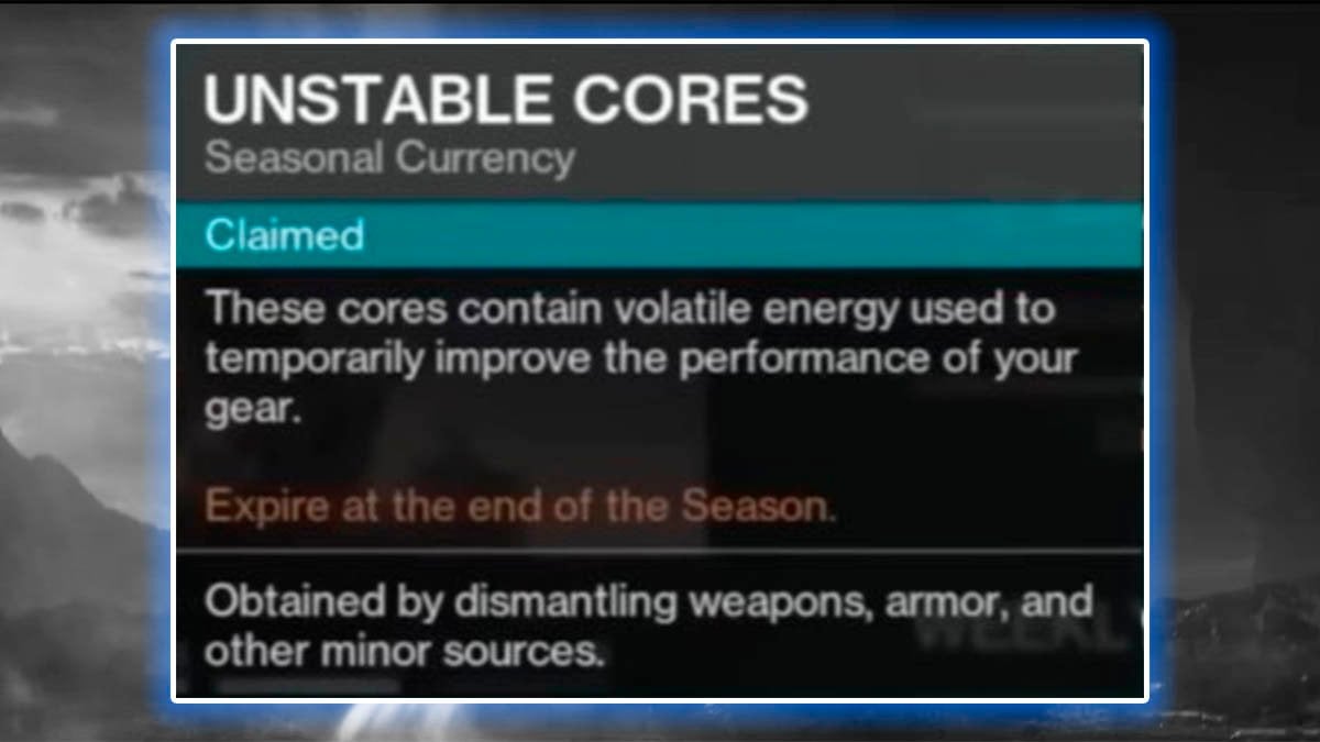Unstable Core in Edge of Fate Destiny 2.