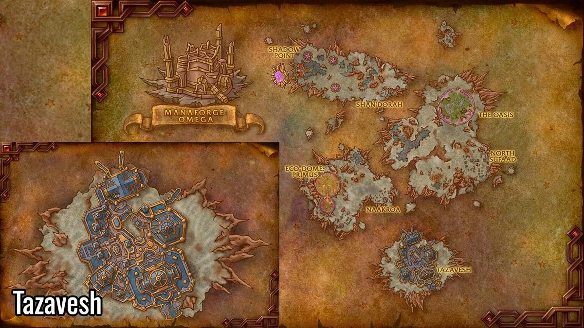 K'aresh and Tazavesh maps in TWW Patch 11.2.