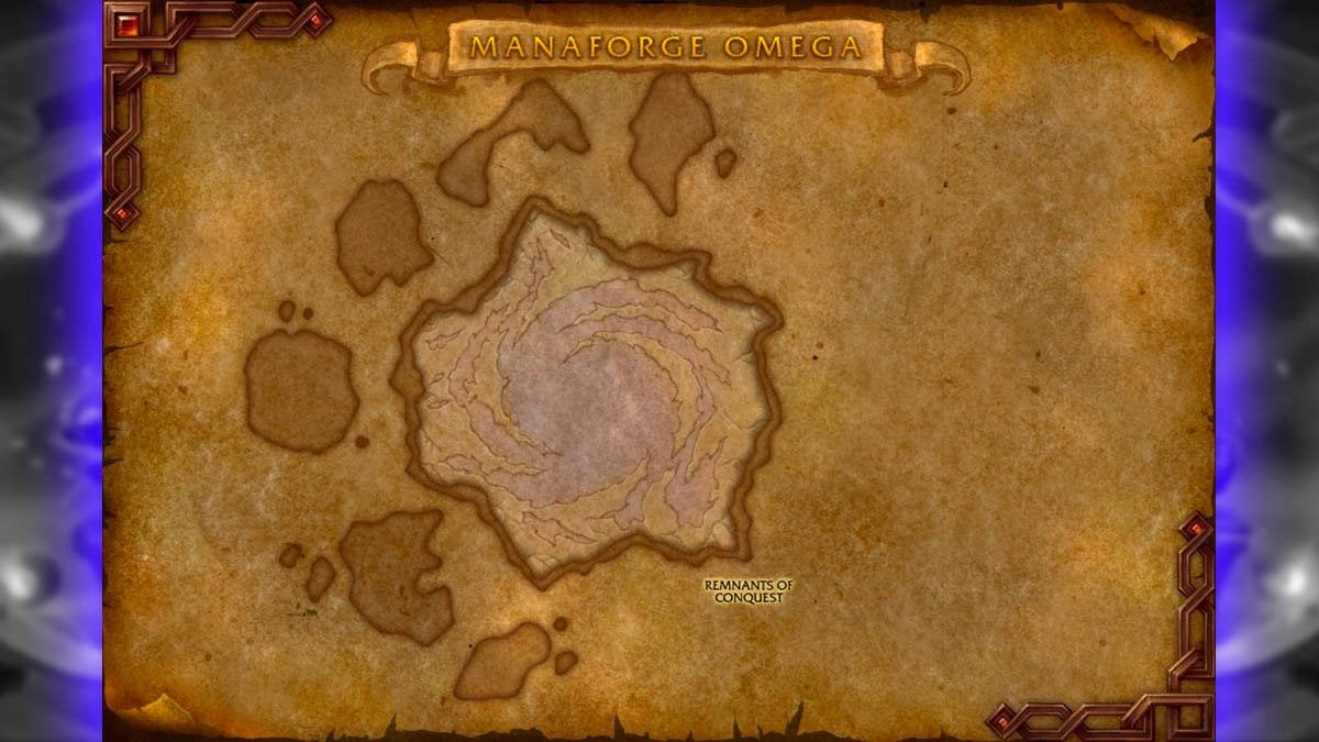 Manafore Omega raid map wing 3 Remnants of Conquest.