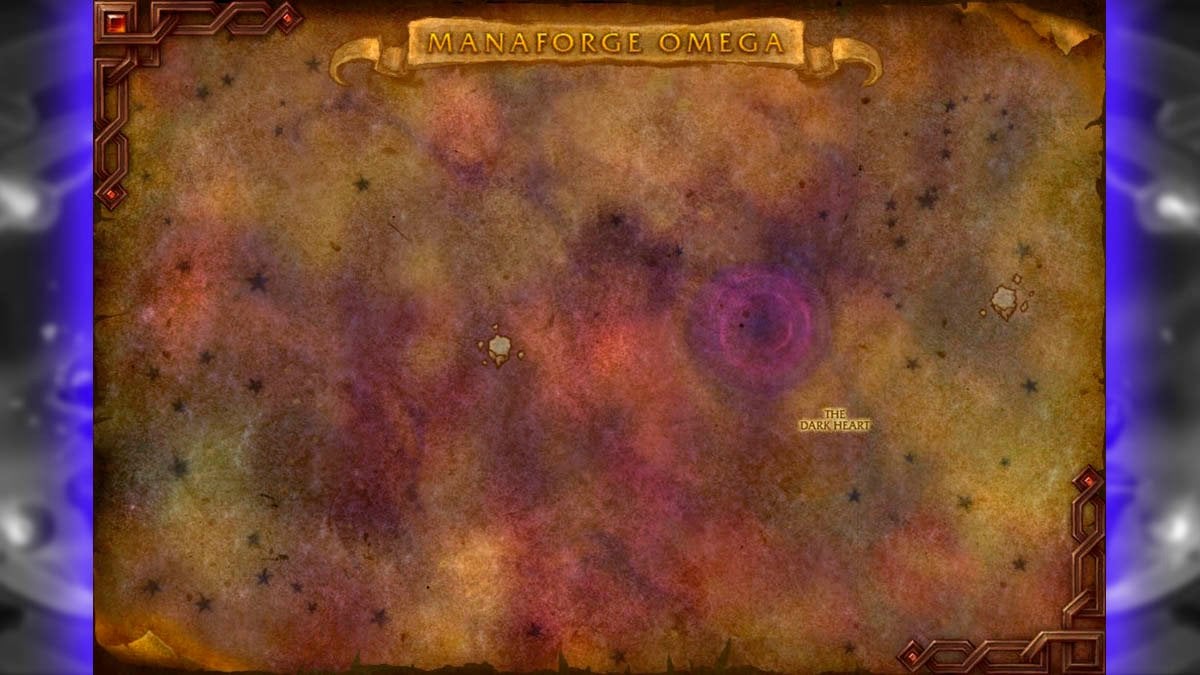 Manafore Omega raid map wing 3 The Dark Heart.
