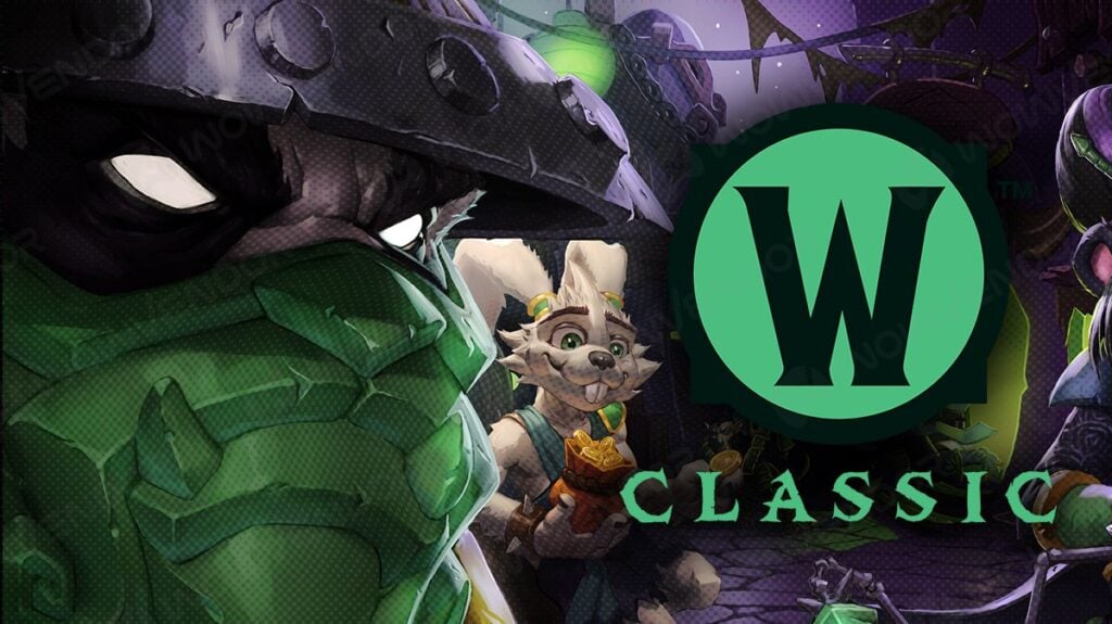 WoW Classic MoP Balance Changes artwork featuring a masked pandaren character, and the MoP Classic logo.