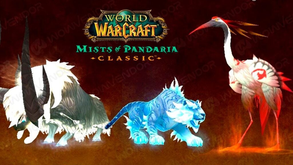 Celestial Dungeons new mounts in Mists of Pandaria Classic.