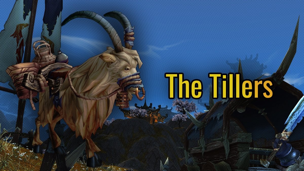 The Tillers MoP reputation showcase, with a white-fur goat.