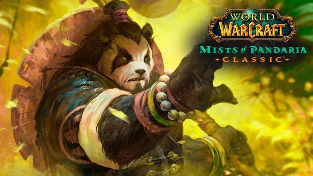 Pandaren Monk in Msts of Pandaria Classic Overview.