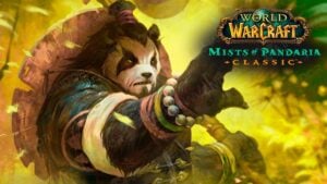 Pandaren Monk in Msts of Pandaria Classic Overview.